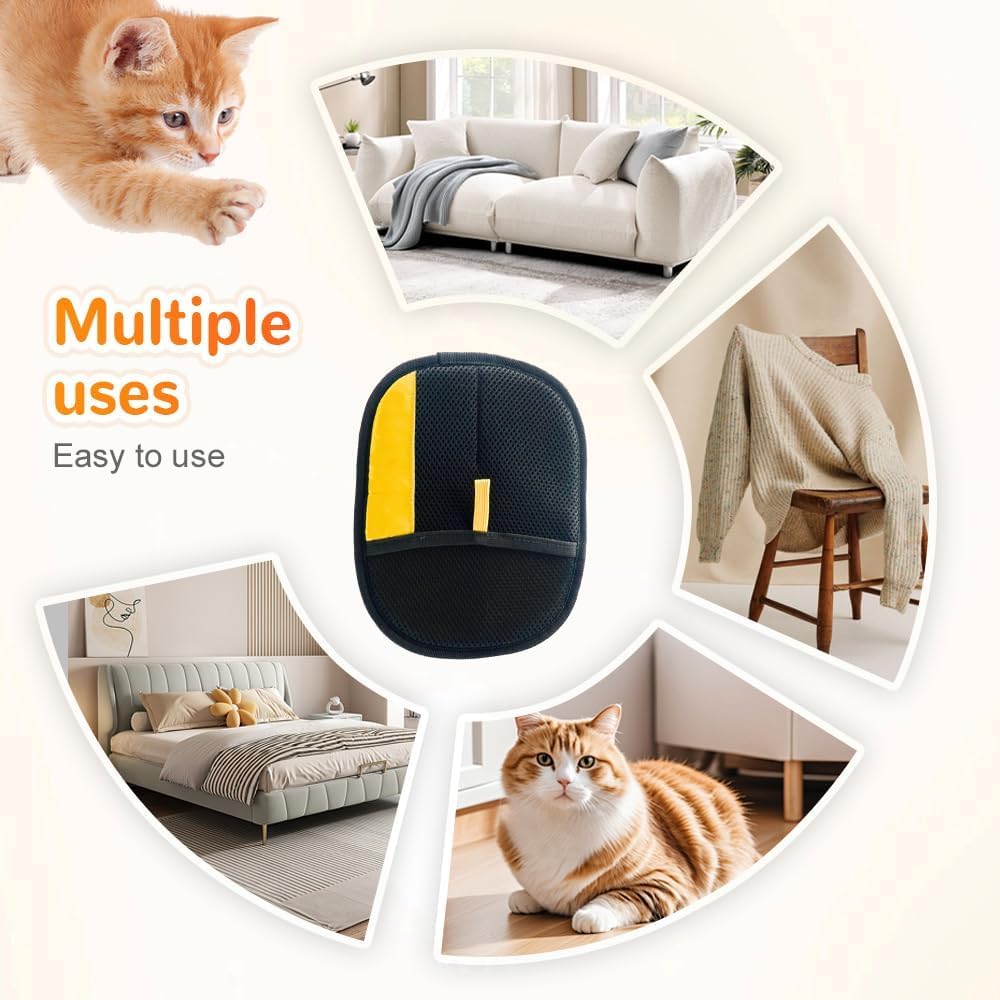 MYY Pet Hair Removal Glove Electrostatic Hair Remover Tool for Cats Dogs