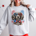 Dachshund Patriotic Dog, USA, America, Pet Lover, 4th of July Sweatshirt
