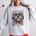 Havanese Patriotic Dog, USA, America, Pet Lover, 4th of July Sweatshirt