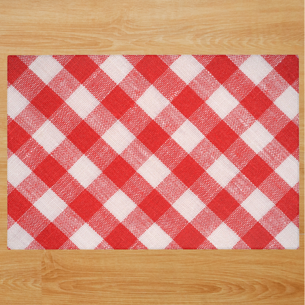Pet Playpen Floormat, Red Picnic