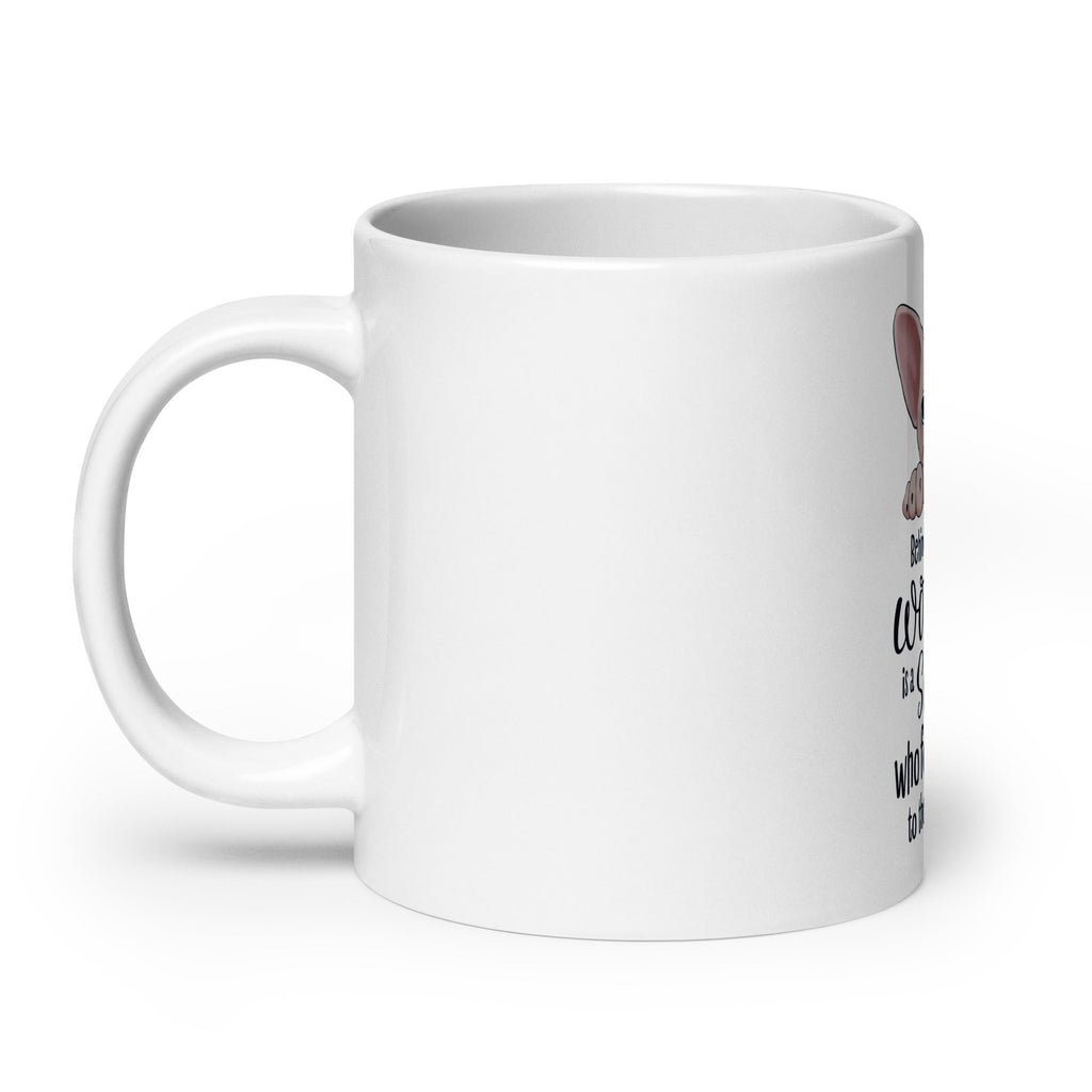 "BEHIND EVERY WOMAN" SPHYNX MUG